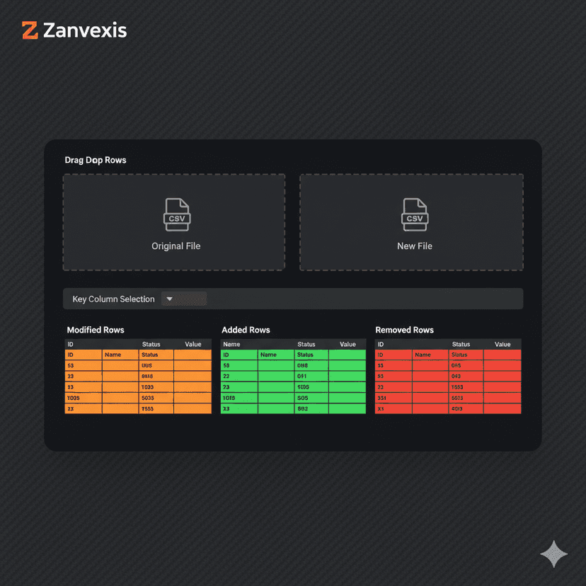 Zanvexis CSV Diff