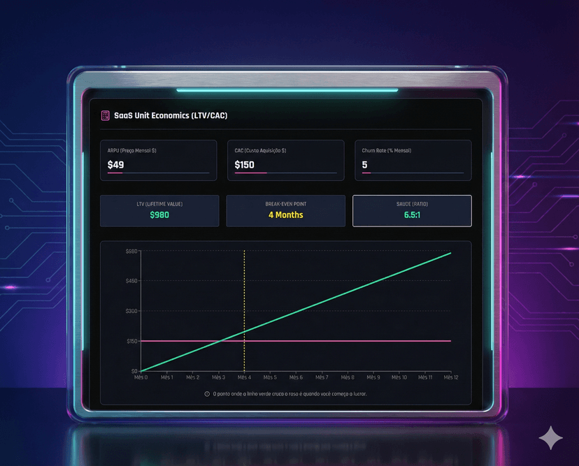 LTV/CAC Growth Calculator