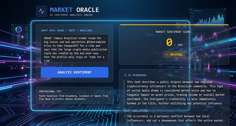 News Sentiment Oracle