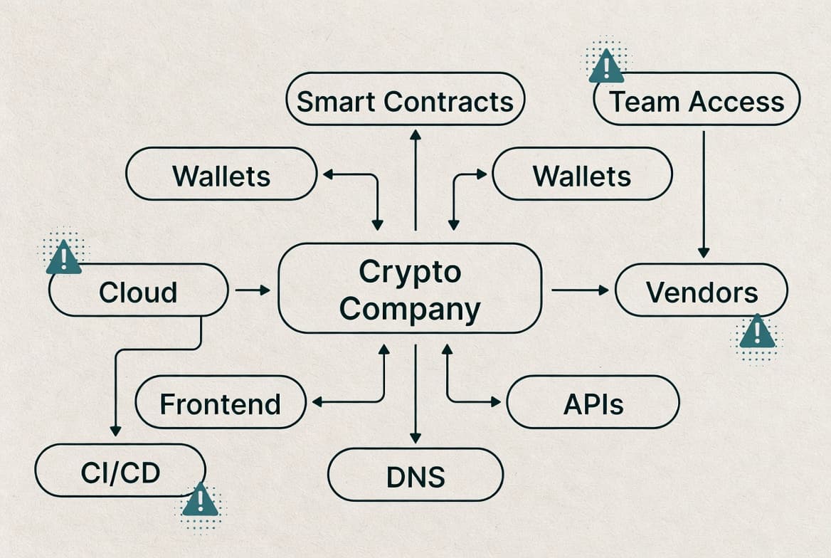 Cover image for The real attack surface of a crypto company