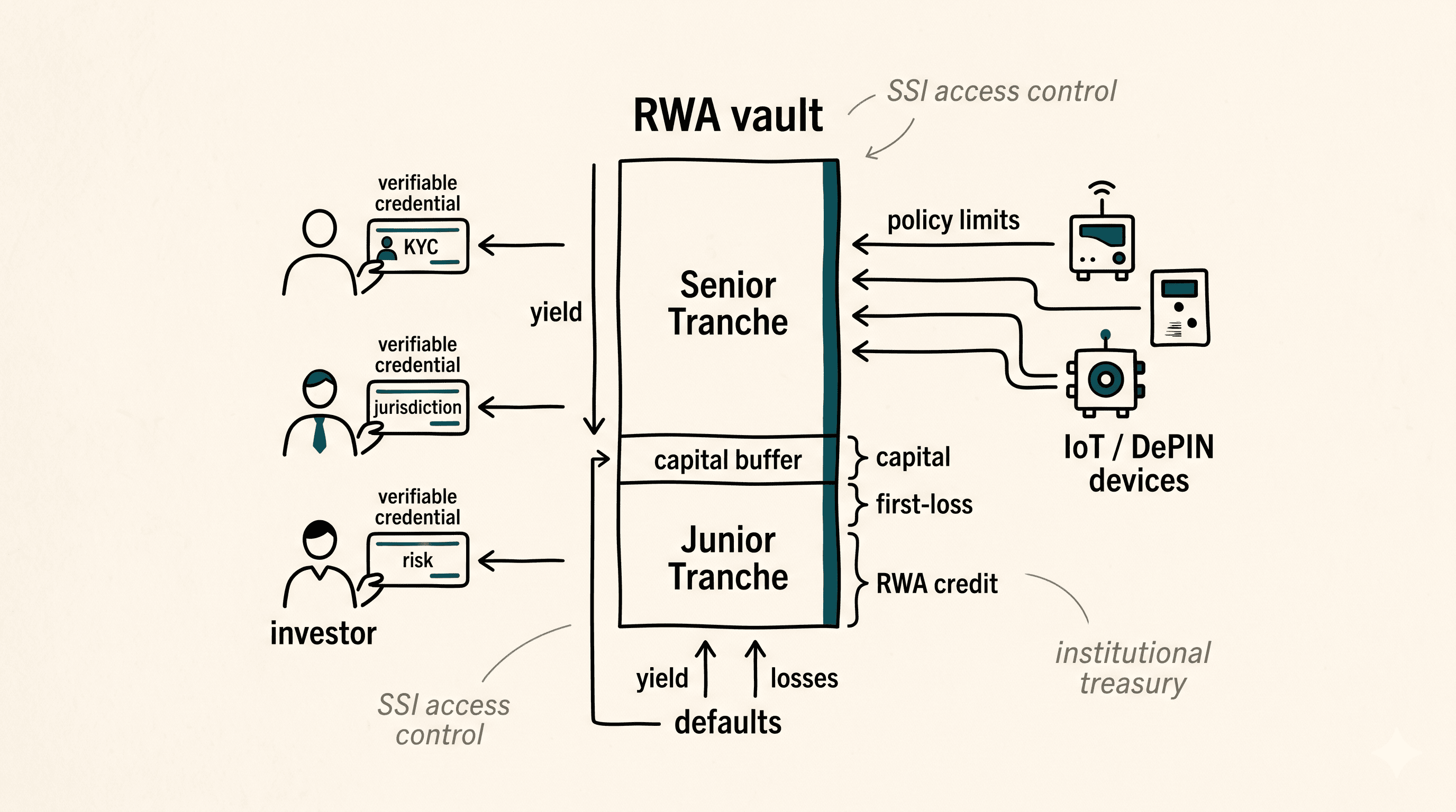Cover image for On-chain KYC without a database: how SSI changes RWA compliance