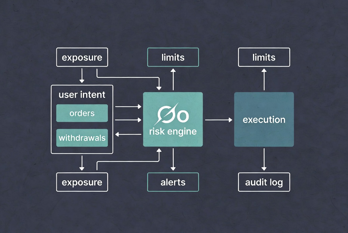 Cover mapping for Go for risk and limits services in crypto platforms