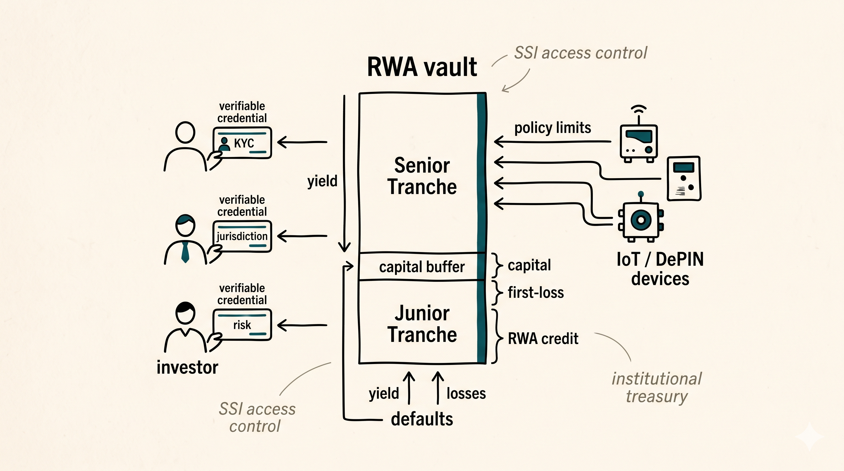Cover image for On-chain KYC without a database: how SSI changes RWA compliance